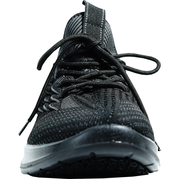 VANGELO Men Slip Resistant Shoe JIMMY-8 Black - Wide Width