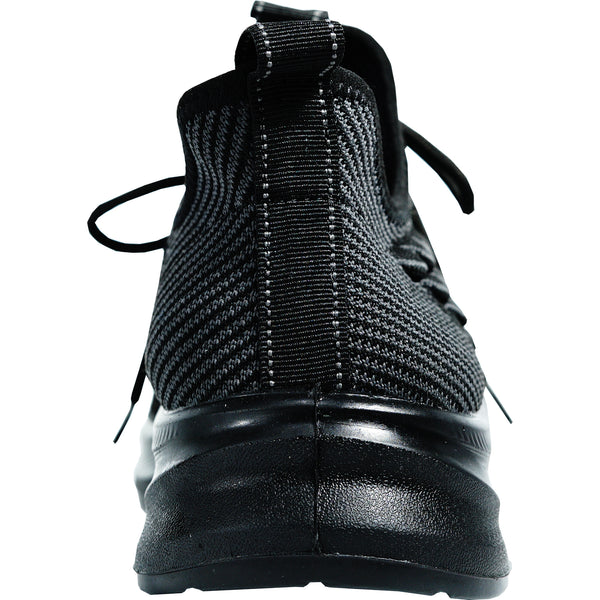 VANGELO Men Slip Resistant Shoe JIMMY-8 Black - Wide Width