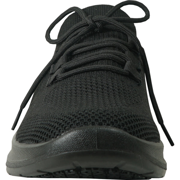VANGELO Women Slip Resistant Shoe ARIA-1 Black - Wide Width