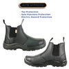 VANGELO Men Work Safety Boot ETHAN-1 CSA Certified Steel Toe Protection Black