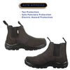 VANGELO Men Work Safety Boot ETHAN-1 CSA Certified Steel Toe Protection Brown