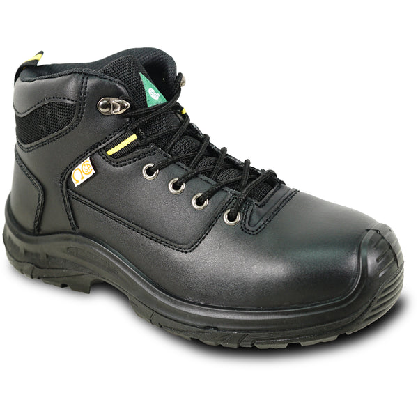 VANGELO Men Work Safety Boot ETHAN-2 CSA Certified Steel Toe Protection Black