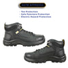 VANGELO Men Work Safety Boot ETHAN-2 CSA Certified Steel Toe Protection Black