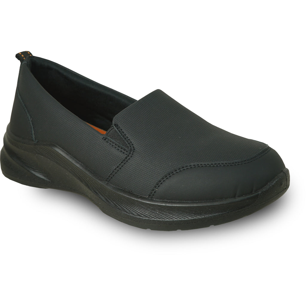 ladies slip resistant dress shoes Leather Women's Slip-Resistant Black Dress Shoes
